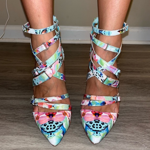 Steven Madden Strappy Heels - Picture 2 of 6